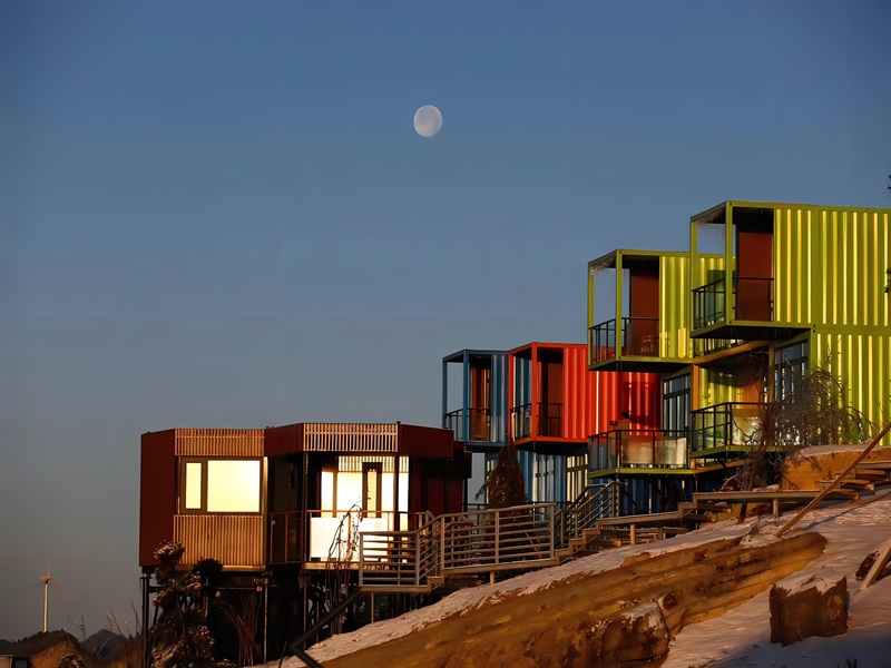 منزل حاوية إبداعي معياري بطول 20 قدمًا - chayohouse