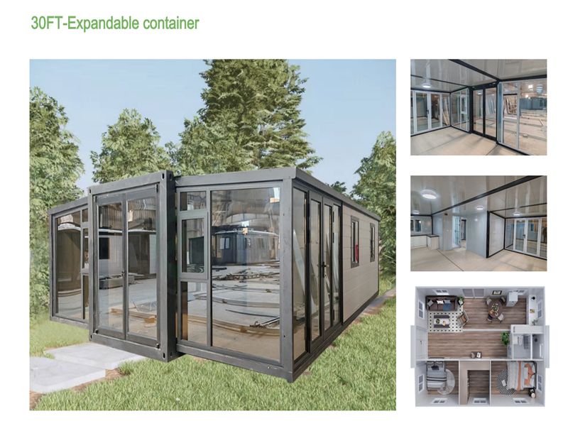 منزل حاويات قابل للتمدد بطول 30 قدمًا - chayohouse